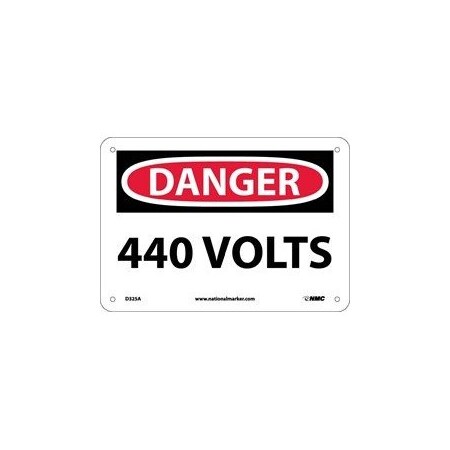 Nmc DANGER, 440 VOLTS, 7X10, PS D325P